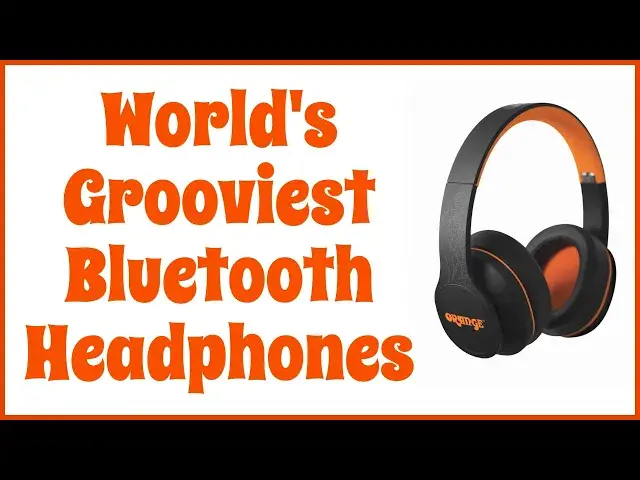 'Video thumbnail for Orange Crest Edition Bluetooth Headphones -- REVIEW'
