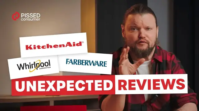 'Video thumbnail for Consumer News - KitchenAid, Farberware, Whirlpool Reviews | PissedConsumer'