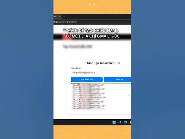 'Video thumbnail for Đây là cách tạo nhiều địa chỉ email biến thể từ một Gmail gốc siêu tiện! #dhlcgd #thanhcongnghe'
