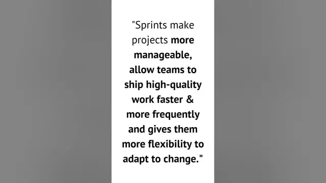 'Video thumbnail for What is a sprint? #projectmanagement #education #study #students #job #shorts #short #youtubeshorts'