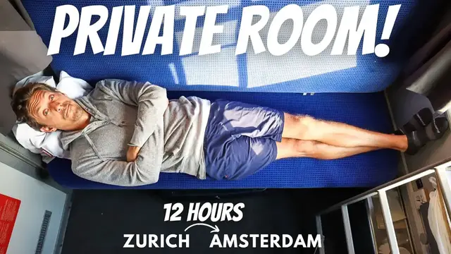 'Video thumbnail for 12-HOUR OVERNIGHT TRAIN! ZURICH → AMSTERDAM (OBB NIGHTJET) // OVERNIGHT TRAIN IN EUROPE!'