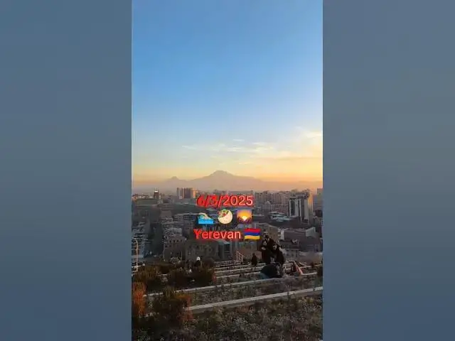 'Video thumbnail for 🌞 Идеальный солнечный день в Ереване: джакузи, шаурма и закат на Каскаде! 🇦🇲✨'
