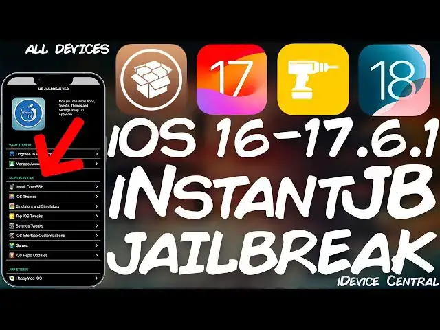 'Video thumbnail for iOS 15.0 - 17.6.1 JAILBREAK (iNstantJB) For All Devices Analyzed! I'm Impressed...'