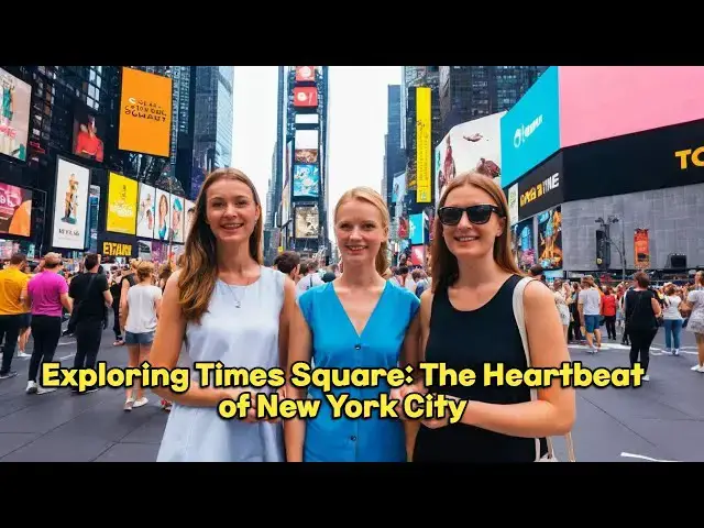 'Video thumbnail for Exploring Times Square: The Heartbeat of New York City'