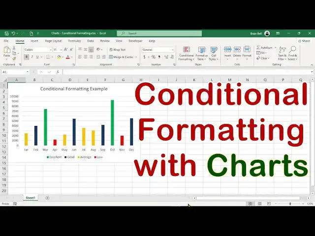 'Video thumbnail for Create a Chart with Conditional Formatting/Colors in Excel'