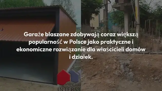 'Video thumbnail for Dlaczego garaże blaszane są tak popularnym wyborem?'