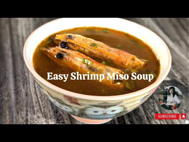 'Video thumbnail for How to Make Shrimp Miso Soup| No Dashi | 5 Ingredients | Super Easy'
