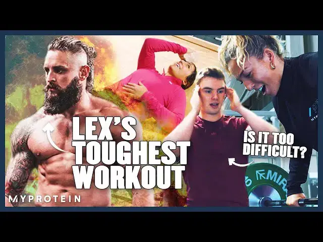 'Video thumbnail for Normal people trained like @LexFitness (with no practice) | Myprotein'
