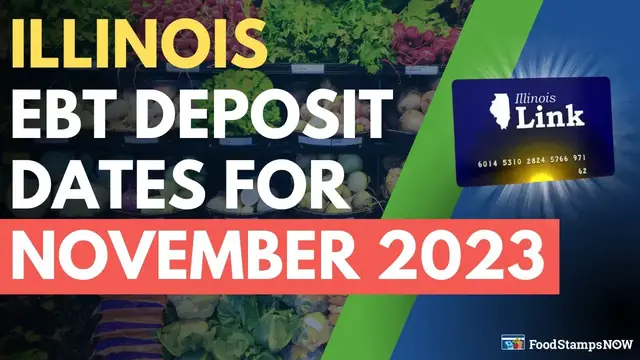 'Video thumbnail for Illinois Food Stamp Deposit Dates for November 2023'