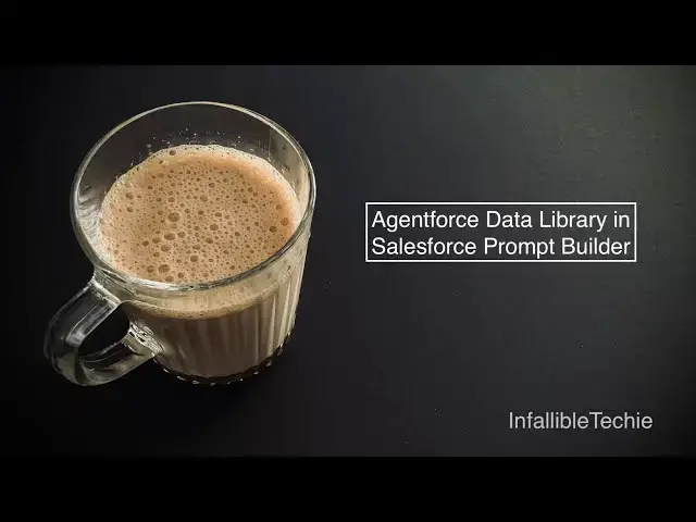 'Video thumbnail for Agentforce Data Library in Salesforce Prompt Builder'