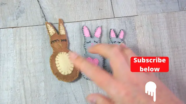 'Video thumbnail for How to Make Felt Easter Rabbits '