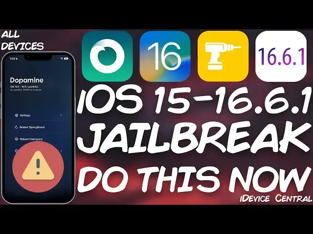 'Video thumbnail for DO THIS NOW! iOS 16 - 16.6.1 DOPAMINE JAILBREAK v2.0.6 (ALL DEVICES) RELEASED (MAJOR Fixes! No PC)'