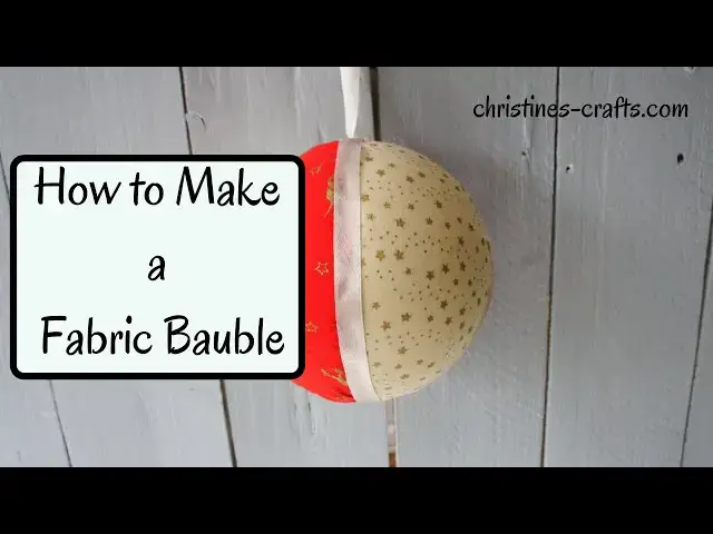 'Video thumbnail for STYLISH DIY CHRISTMAS BAUBLE - Super easy and quick to make'