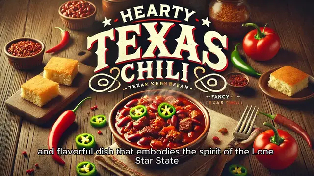 'Video thumbnail for Hearty Texas Chili'