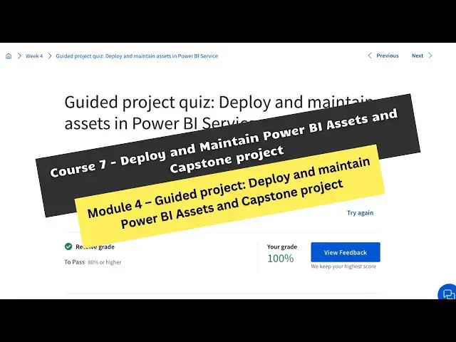 'Video thumbnail for deploy and maintain assets power bi assets and capstone project coursera week 4 answers'