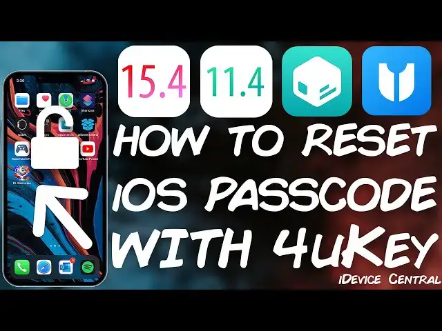 'Video thumbnail for iOS 12 - iOS 15.4 How To Reset Forgotten iPhone / iPad / iPod Passcode / Screen Lock With 4uKey'
