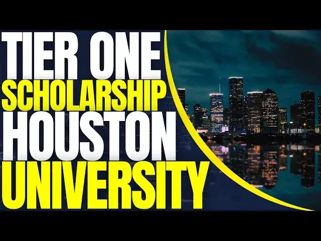 'Video thumbnail for Tier One Scholarship at University of Houston | Study in the United States'