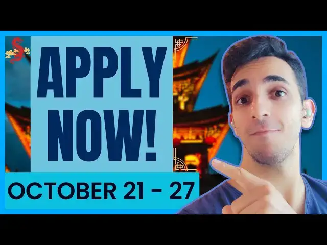 'Video thumbnail for Currently Open Scholarships for International Students - October 21 - 27'