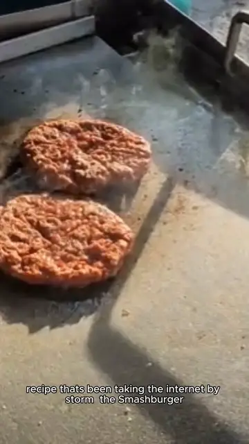 'Video thumbnail for Smash burger recipe'