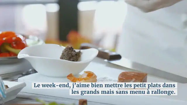 'Video thumbnail for Filets de poisson, bisque de homard et croustillants à la tapenade'