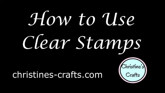 'Video thumbnail for HOW TO USE CLEAR STAMPS WITH ACRYLIC BLOCKS: A demonstration making greeting cards'