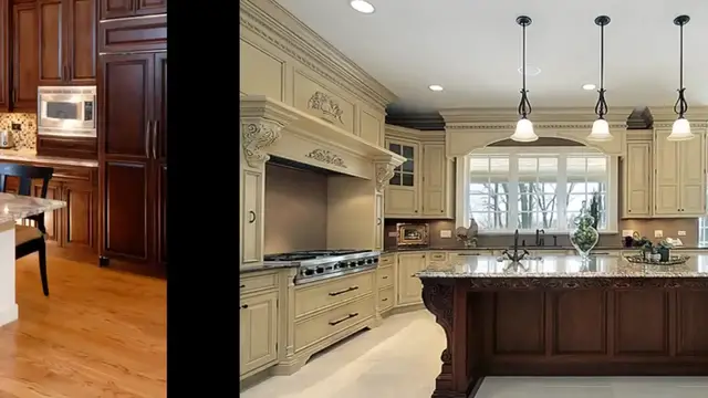 'Video thumbnail for Custom Kitchen Cabinets Semi Custom Kitchen Cabinets '
