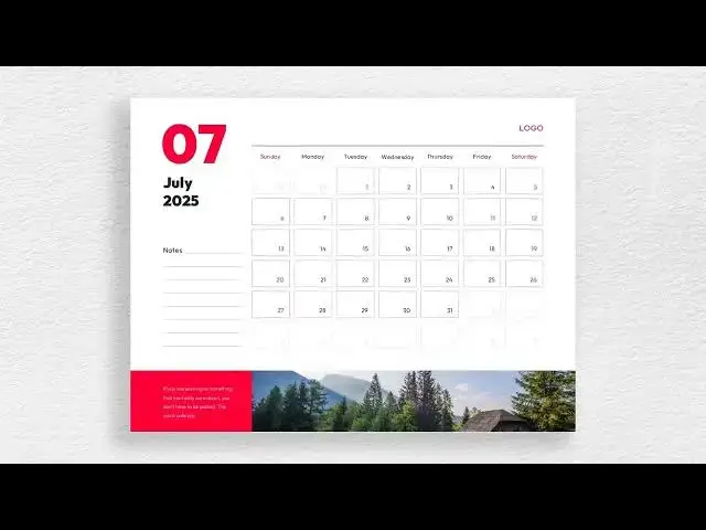 'Video thumbnail for July 2025 Calendar PowerPoint Template Free Download'