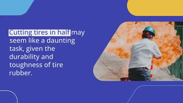 'Video thumbnail for How to Cut Tires in Half'