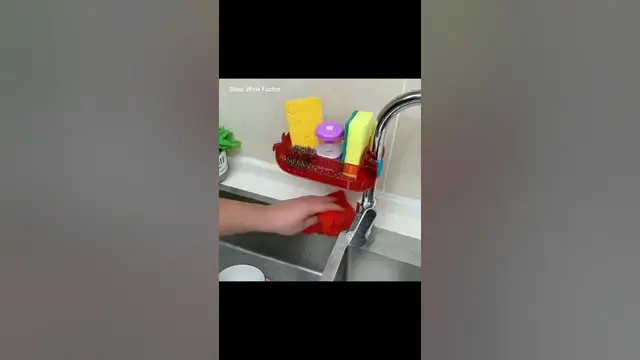 'Video thumbnail for Sink Accessories Organizer | Space-Saving Storage Solution | π Link is in Description || #shorts'