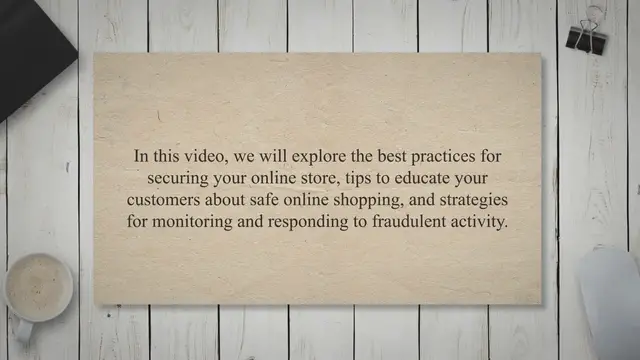 'Video thumbnail for Shielding Your Online Store: Mastering Credit Card Fraud Prevention for E-commerce Entrepreneurs'