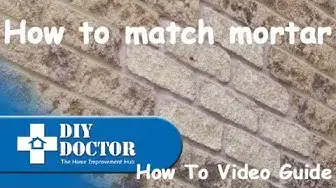 'Video thumbnail for Matching mortar for brickwork and blockwork joints'