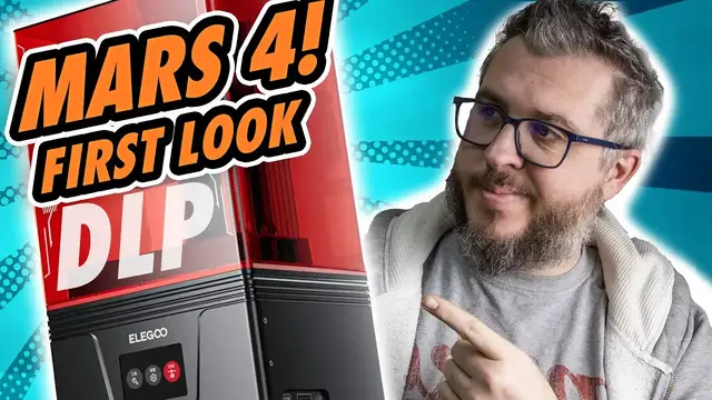 'Video thumbnail for WOAH THAT's DIFFERENT!!!! - Mars 4 DLP Printer Revealed'