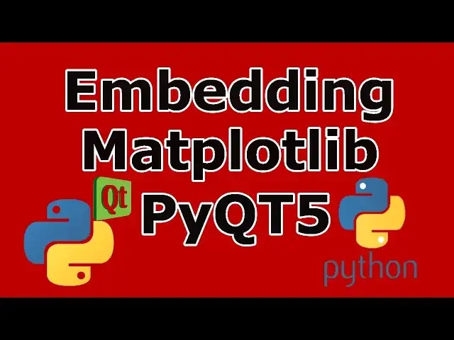 'Video thumbnail for How To Embed Matplotlib In PyQt5  (2018)'