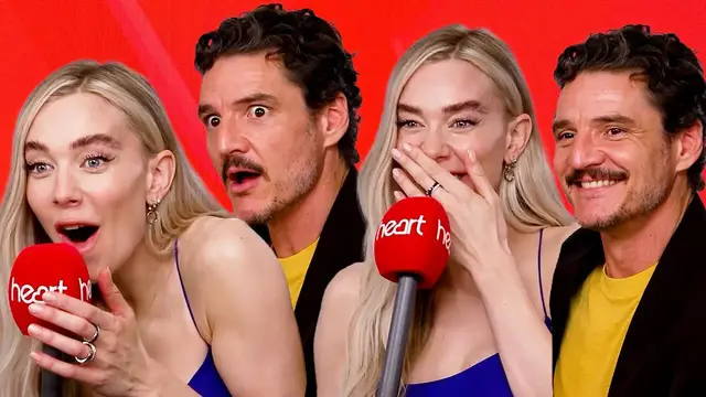 'Video thumbnail for Pedro Pascal is obsessed with Vanessa Kirby's music video cameo'