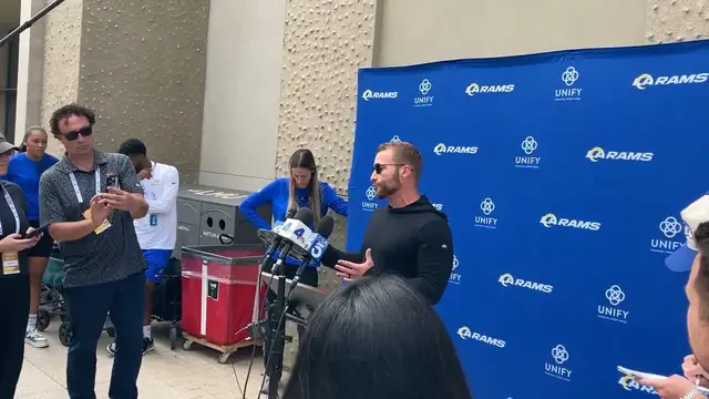 'Video thumbnail for Los Angeles Rams HC Sean McVay on AJ Jackson'