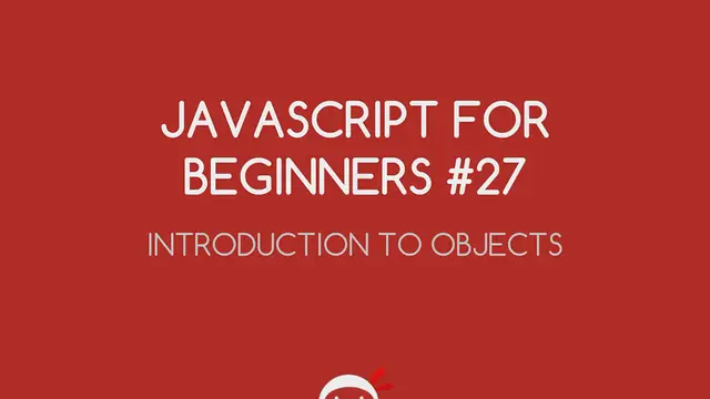 'Video thumbnail for JavaScript Tutorial For Beginners #27 - Introduction to Objects'