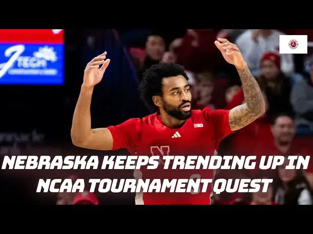 'Video thumbnail for Breaking down Nebraska basketball's NCAA tournament chances | Analyzing Big Ten title odds & more'