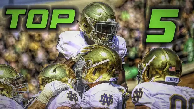 'Video thumbnail for notre dame overrated? discussing ap top 5 ranking'