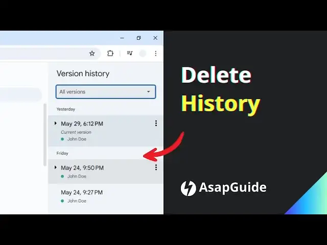 'Video thumbnail for How to Delete Revision History in Google Docs Quickly'