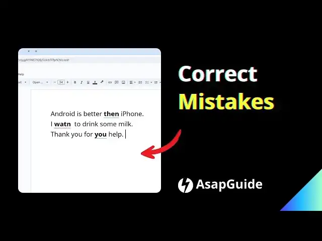 'Video thumbnail for How to Enable Autocorrect on Google Docs as You Typing'