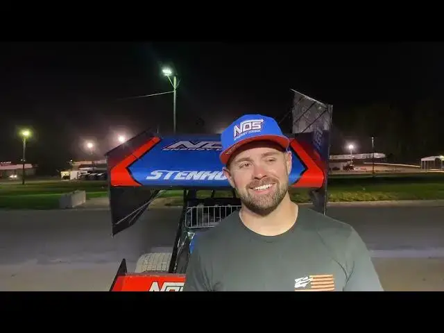 'Video thumbnail for Ricky Stenhouse Jr. Finishes Fourth at Lincoln, Best NASCAR Finisher in High Limit Racing Opener'