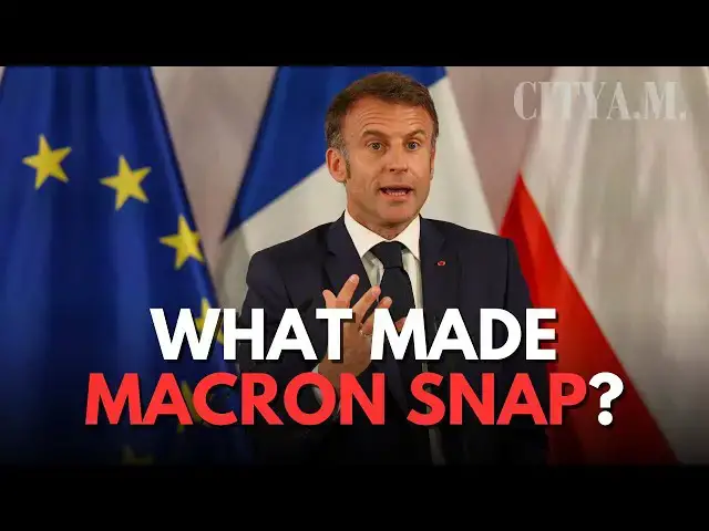 'Video thumbnail for President Emmanuel Macron calls snap French election after Marine Le Pen's Euro gains'
