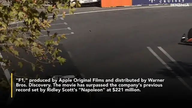 'Video thumbnail for Brad Pitt’s ‘F1’ Drives Apple to Record-Breaking $509M Global Haul'