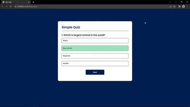 'Video thumbnail for How To Make Quiz App Using JavaScript _ Build Quiz App With HTML CSS & JavaScript'