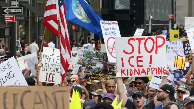 'Video thumbnail for Anti-Trump demonstrations sweep across the US'