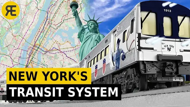 'Video thumbnail for New York's Enormous Transit System: Rail as a Backbone'