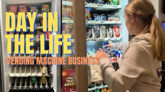 'Video thumbnail for Money Making Meg: a day in the life of a vending machine business owner: restocking, sales analysis, and social media'