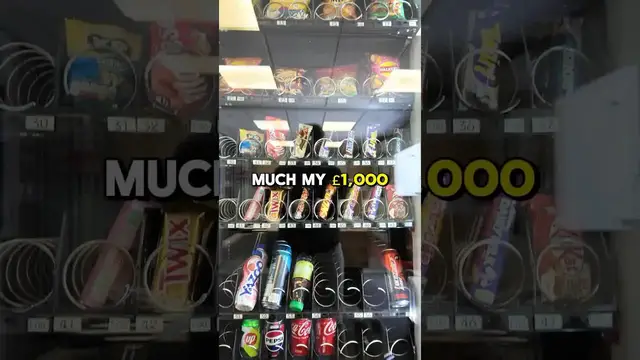 'Video thumbnail for Vending Machine Profits: £135.60 in 7 Days!'