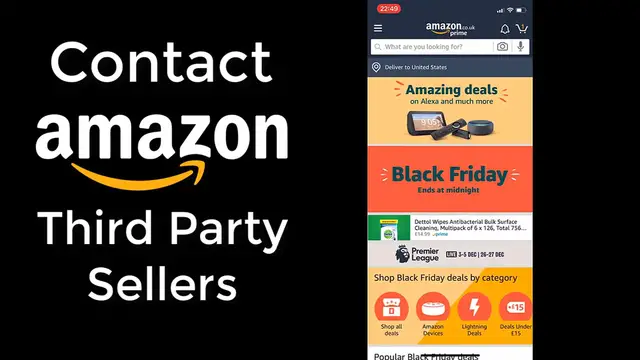 'Video thumbnail for MESSAGE AMAZON SELLERS (Contact a third party seller on Amazon Mobile & Desktop)'
