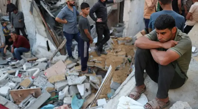 'Video thumbnail for ‘Enough words’: Exhausted Palestinians in Gaza beg for action as Israeli strikes continue'